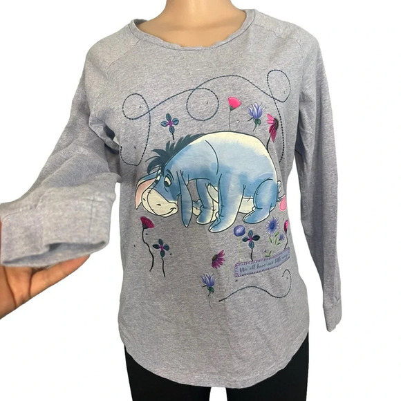3/$30 🍂 Disney Store Eeyore Pajama Top PJS Top - Picture 2 of 9